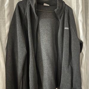 Columbia Men's Charcoal Zip-Up Sweater